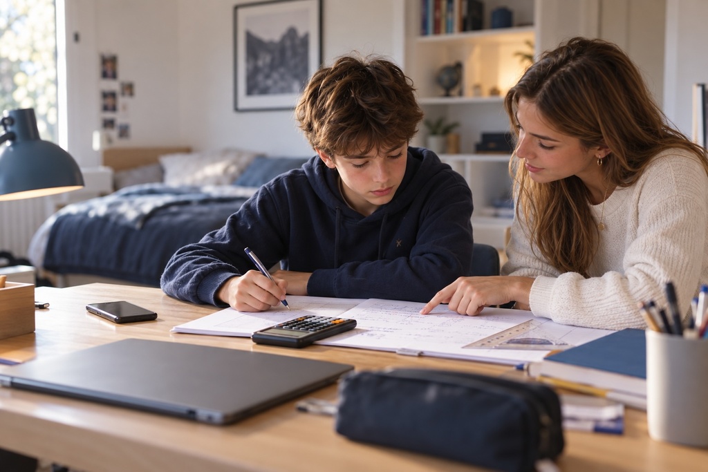 Cours particuliers de maths en secondaire